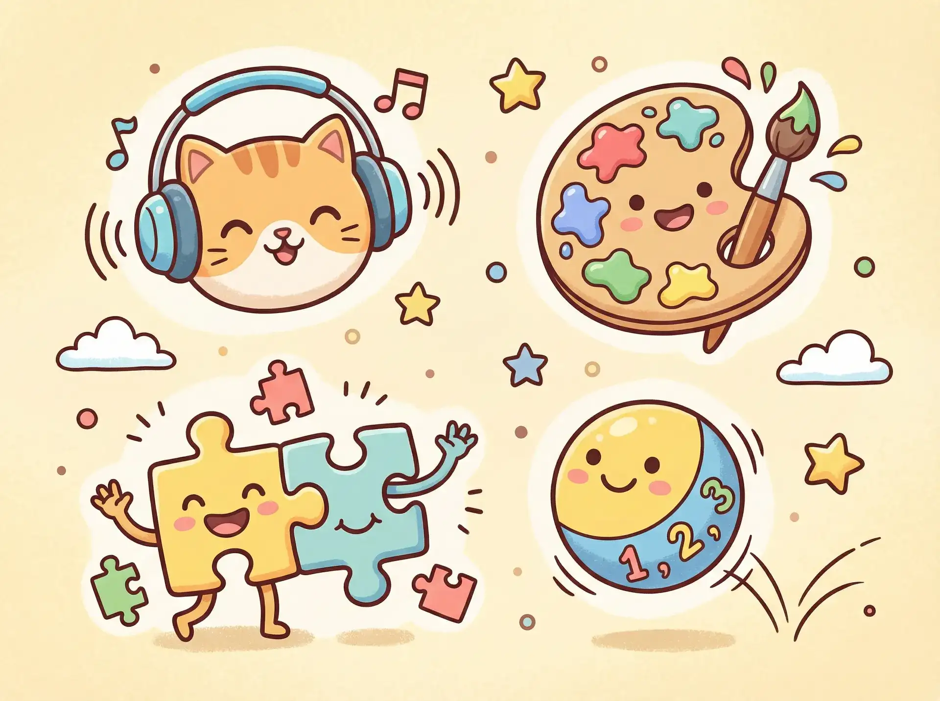 小朋友的手工作品 - 善良的丈母娘 电影 益智创作